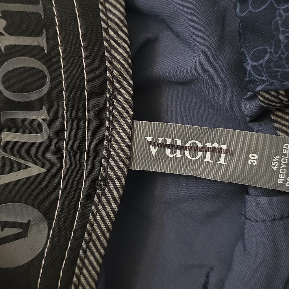 NWT Men's Vuori Cruise Boardshorts in Color Ink Hydrangea Waist 30" Length 17.5" - Picture 6 of 12